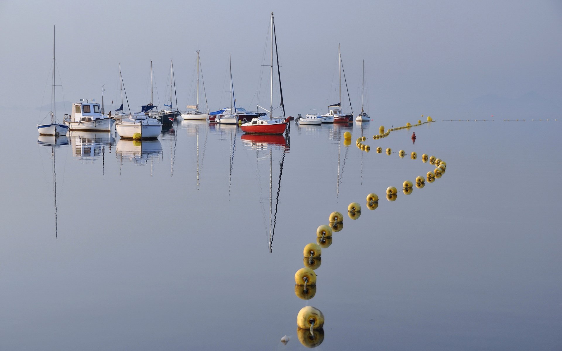 see boote bojen landschaft