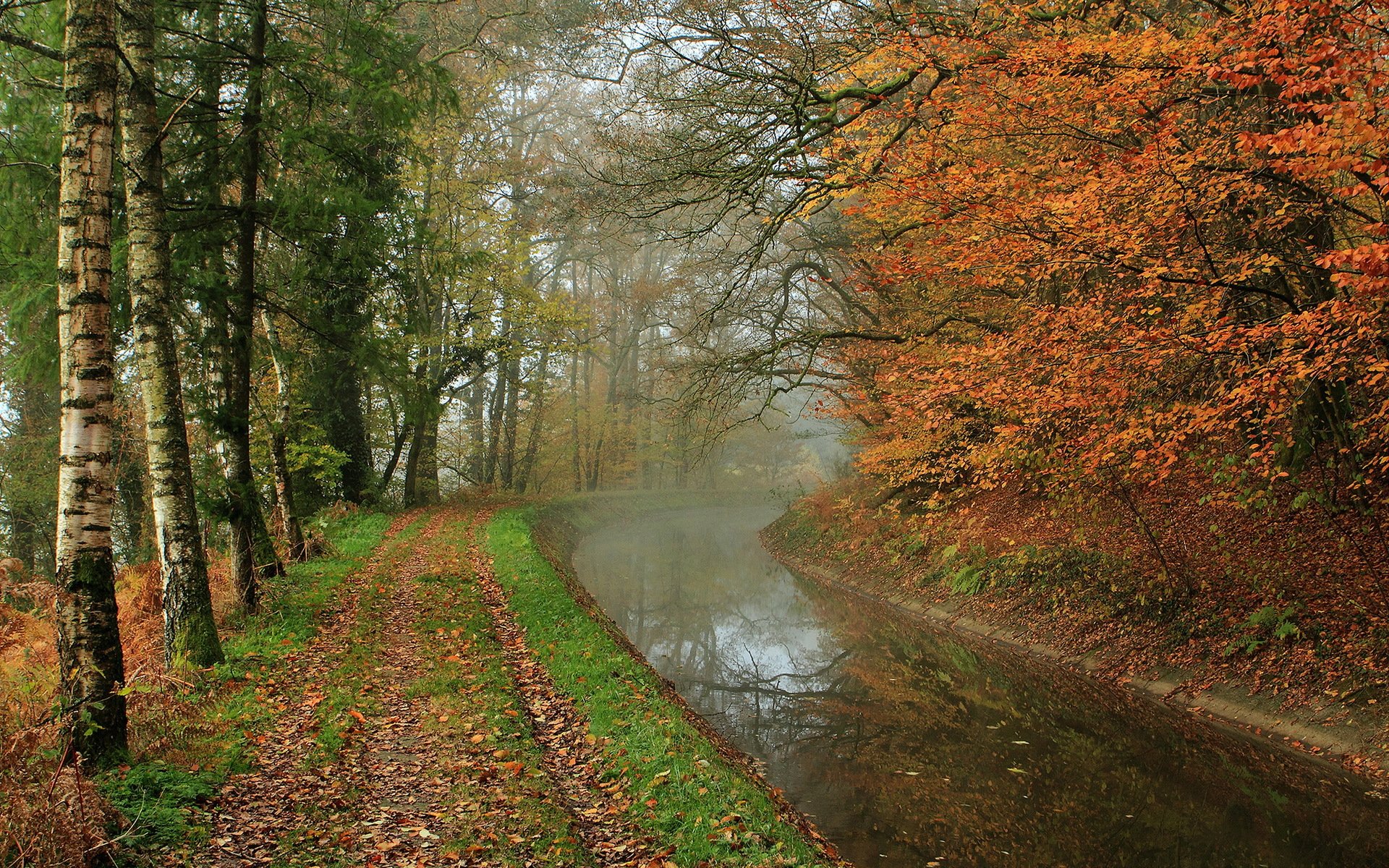 herbst fluss park