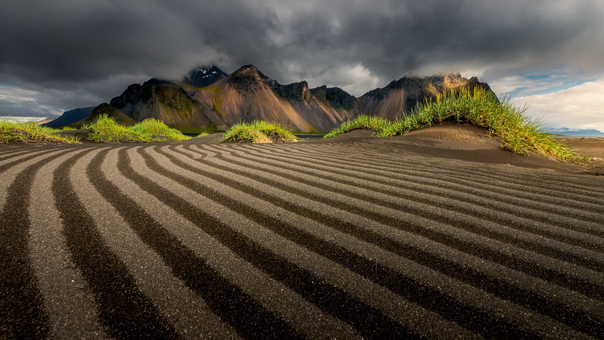 rano vestrahorn krajobraz