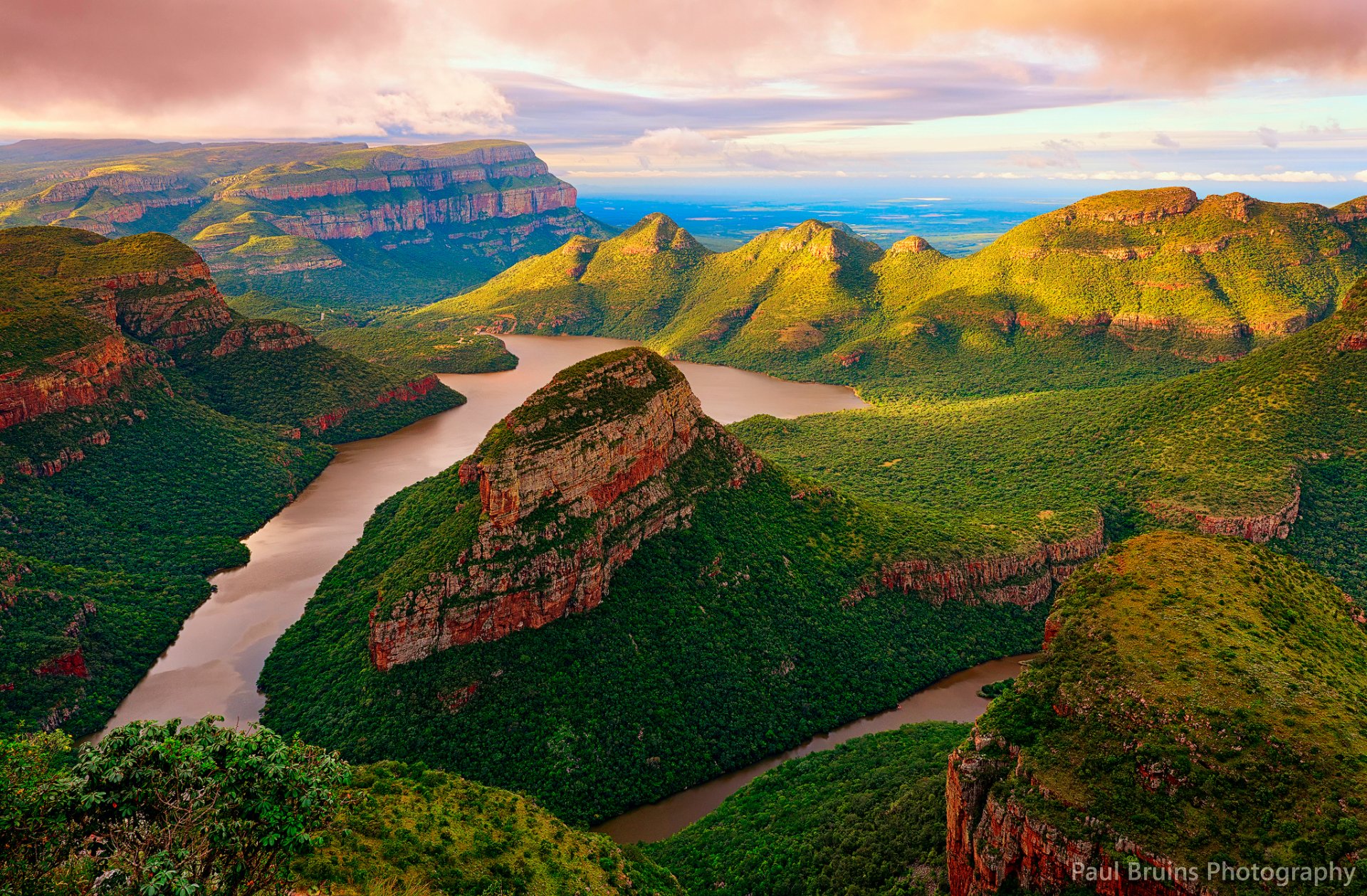 sud africa blyde river fiume montagne rocce canyon