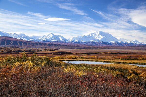 Incredibili catene montuose in Alaska