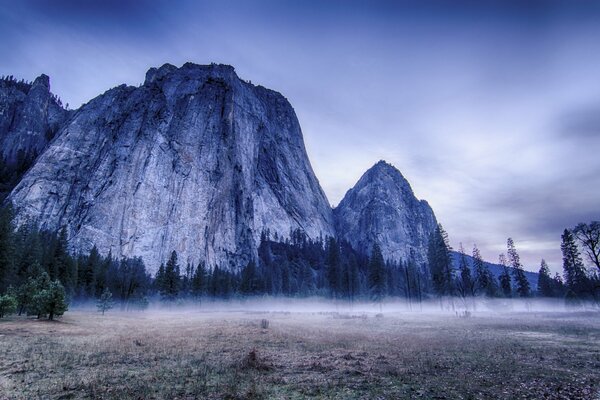 Paysage naturelde la région montagneuse des États-Unis