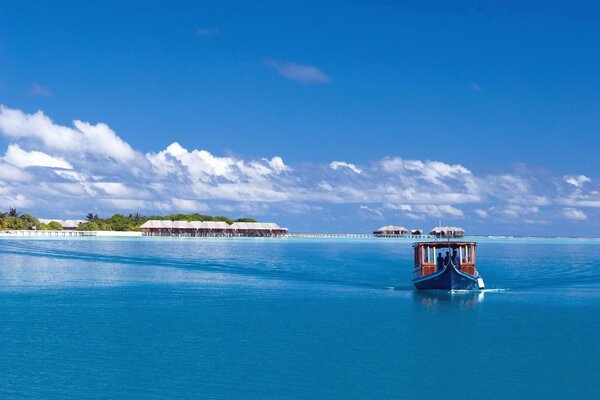 Bellissimo mare alle Maldive