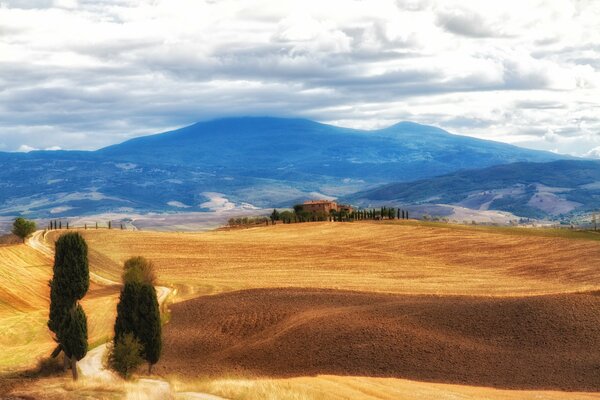 Las serenas colinas de la Toscana