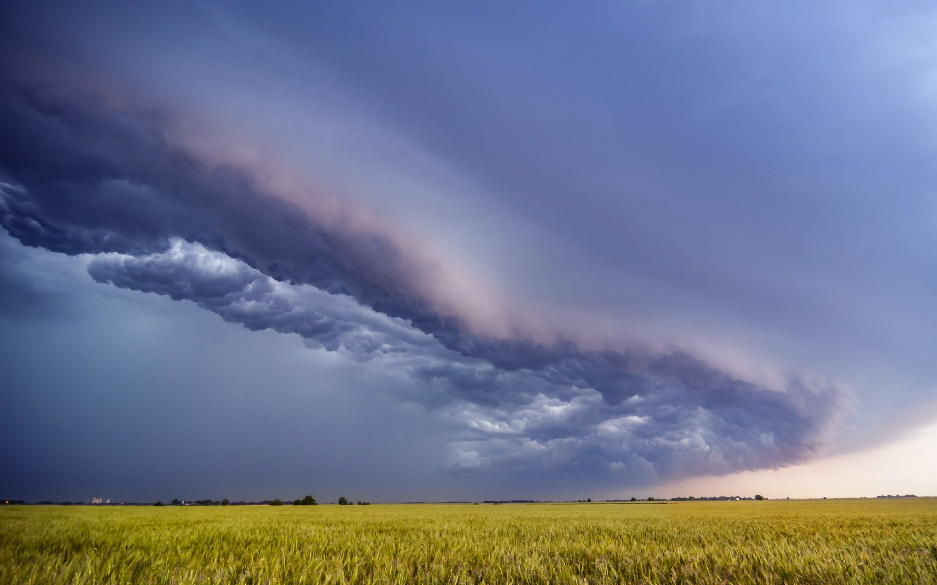 campo cielo verano paisaje