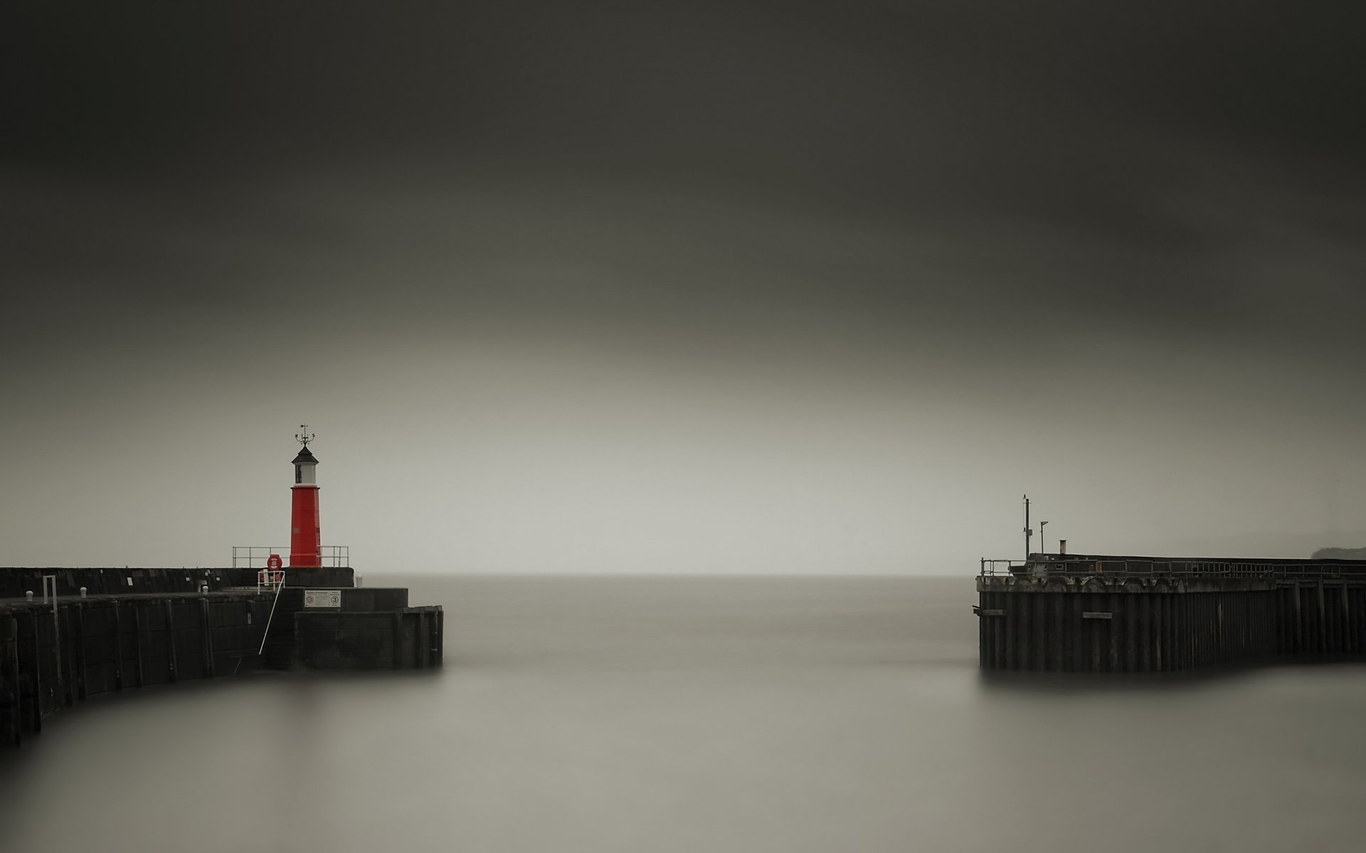 angleterre watchet mer nuit phare