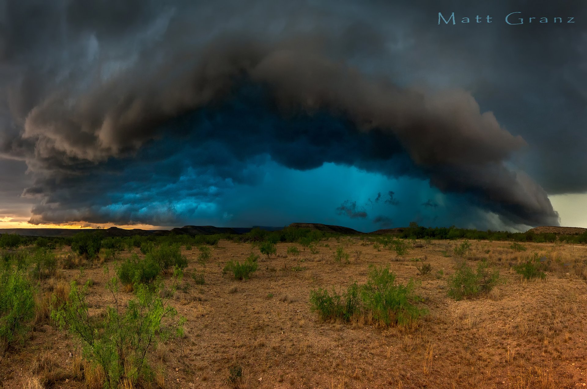 estados unidos texas desierto nubes tormenta