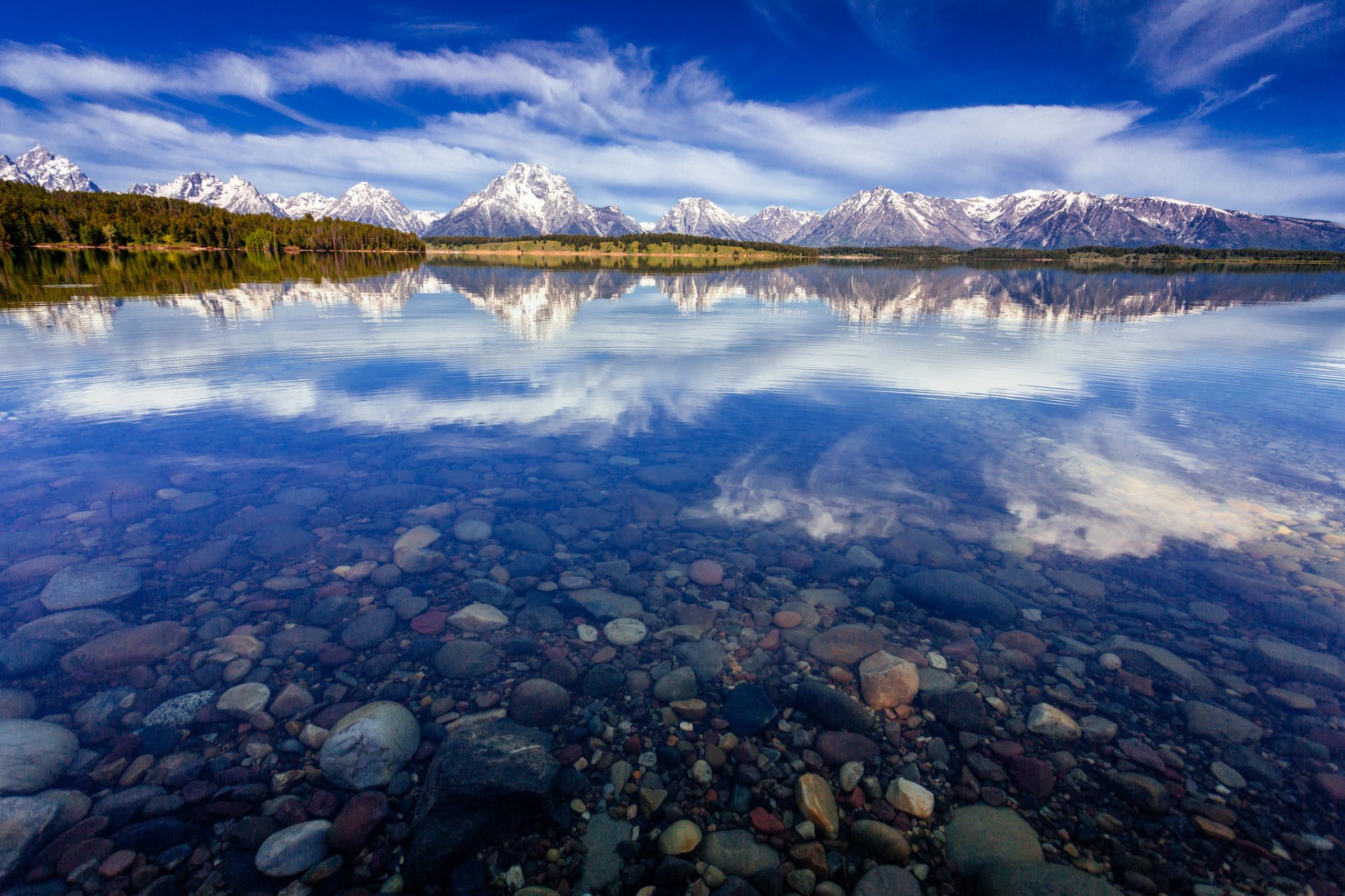 états-unis état wyoming parc national de grand teton lac jackson