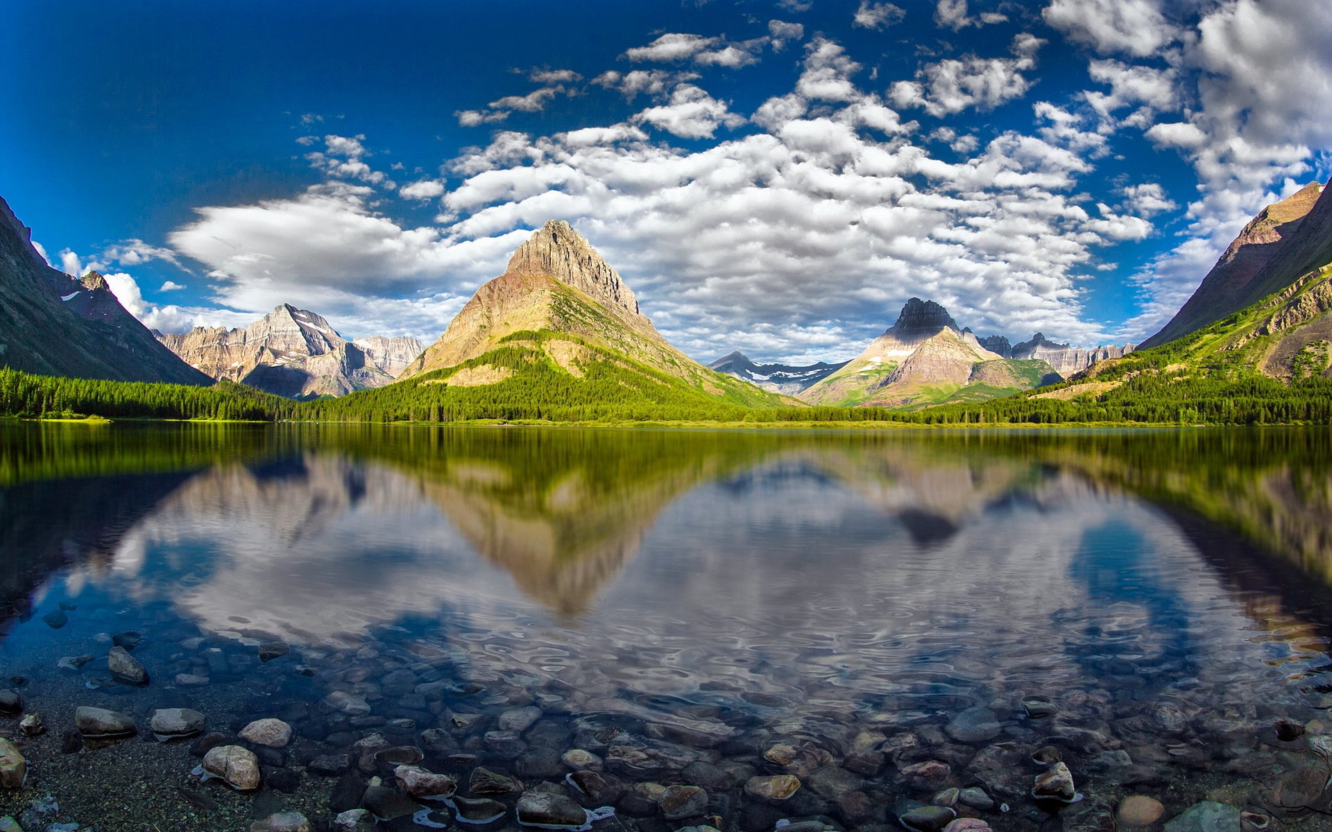 pico grinnell parque nacional glacier lago swiftcurrent