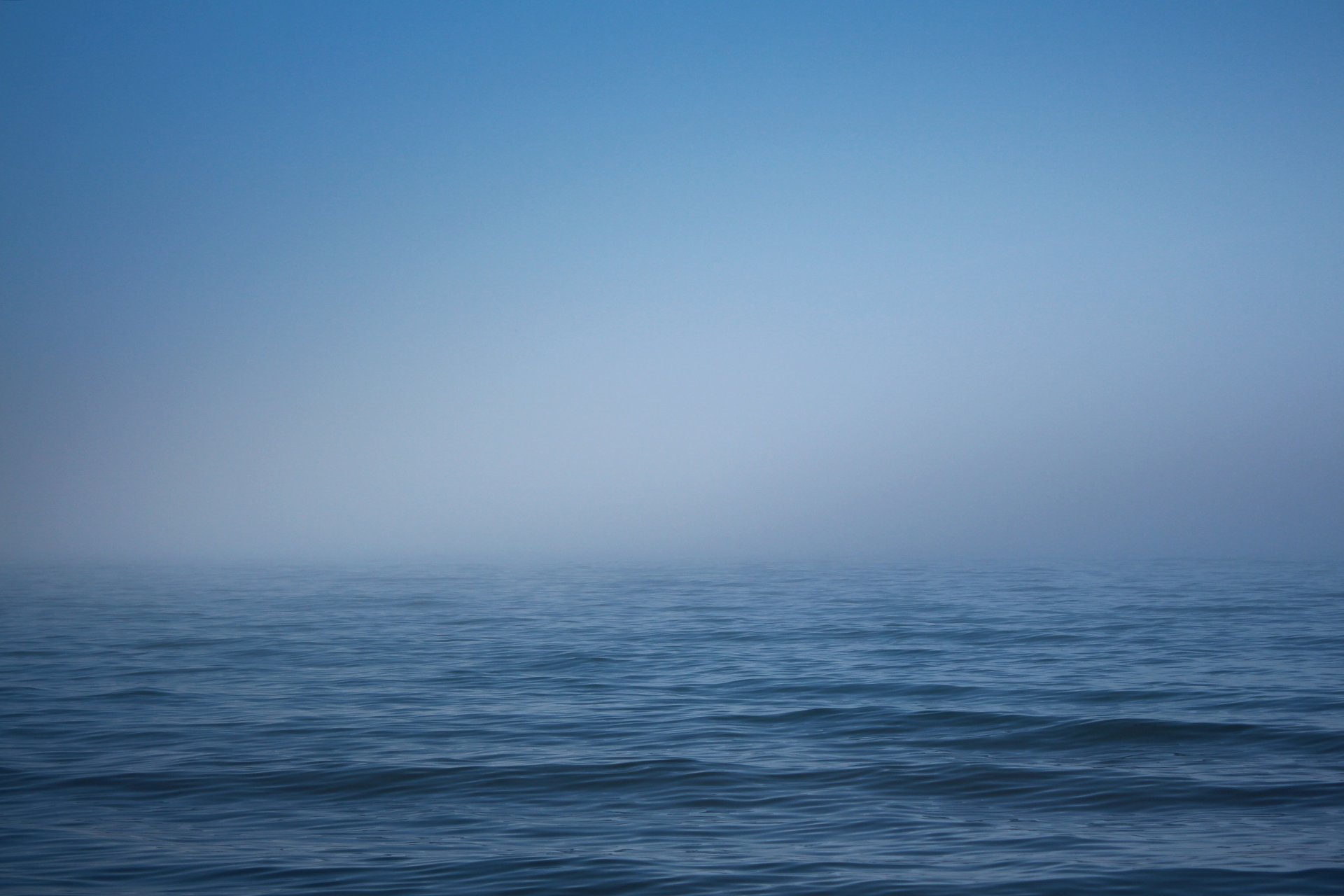 nebel meer welle wasser horizont himmel