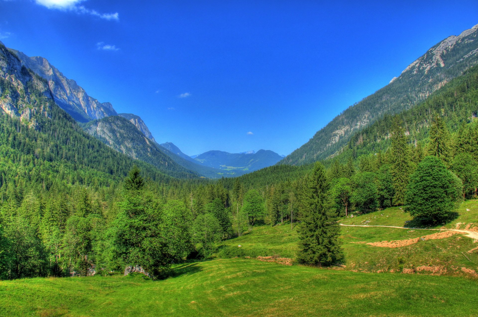 deutschland bayern berge charakter