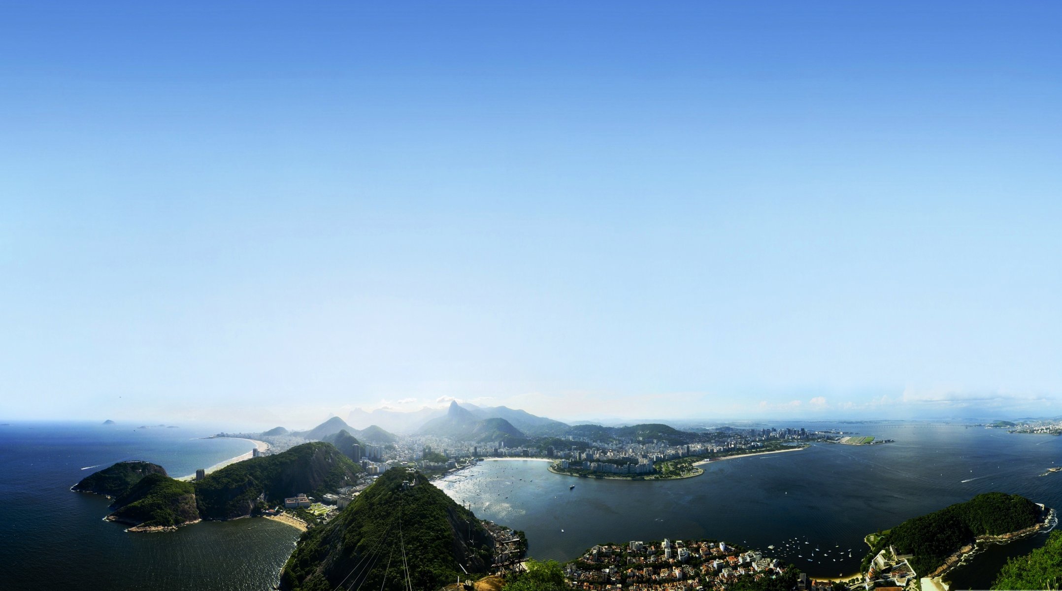 himmel meer inseln brasilien rio de janeiro rio de janeiro wasser schön landschaft schön