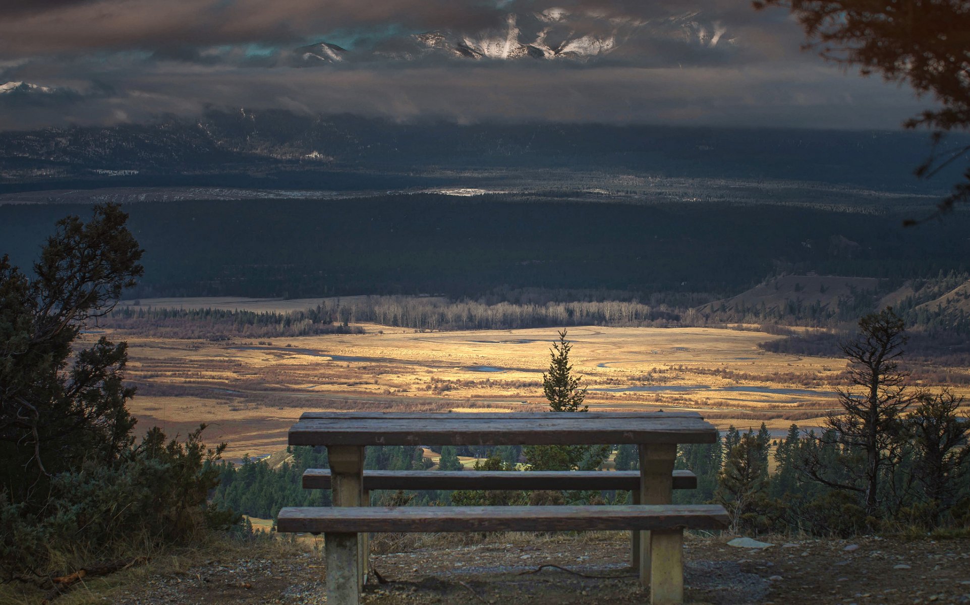 columbia valley berge aussicht britisch-kolumbien