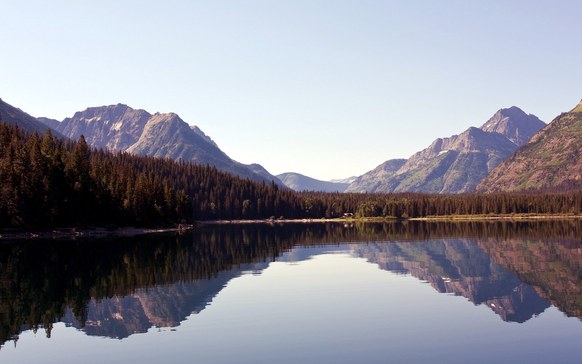 lake mountain landscape