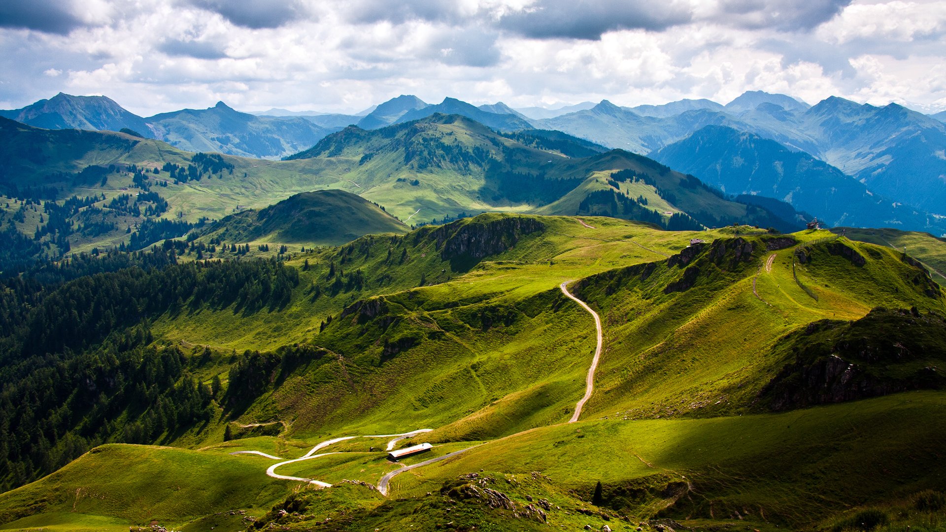 berge straße natur landschaft