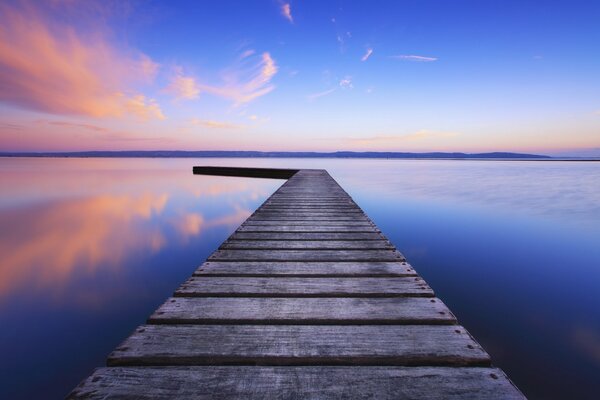 Wooden bridge in England