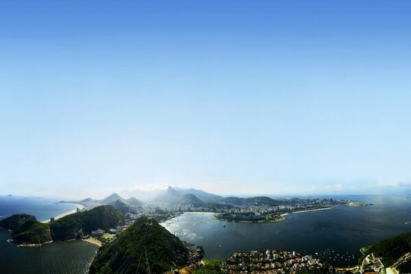 Der Himmel ist so gut in Rio de Janeiro in Brasiliens Insel