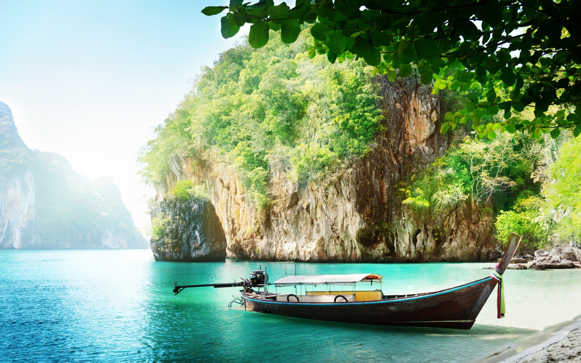 mer ciel bateau îles soleil phuket thaïlande