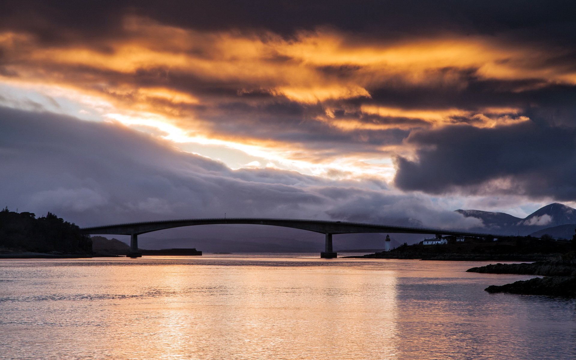 cotland kyle of lochalsh bridge of fire