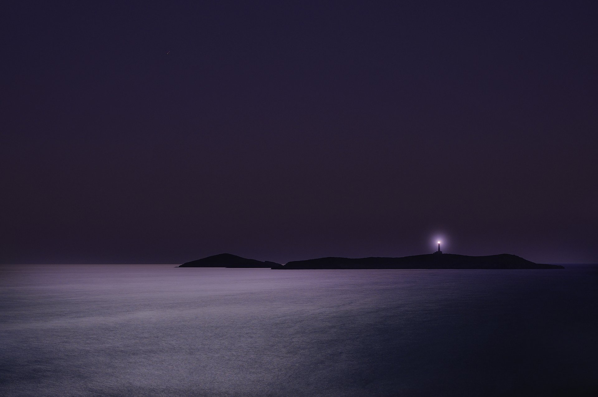 nacht meer inseln leuchtturm