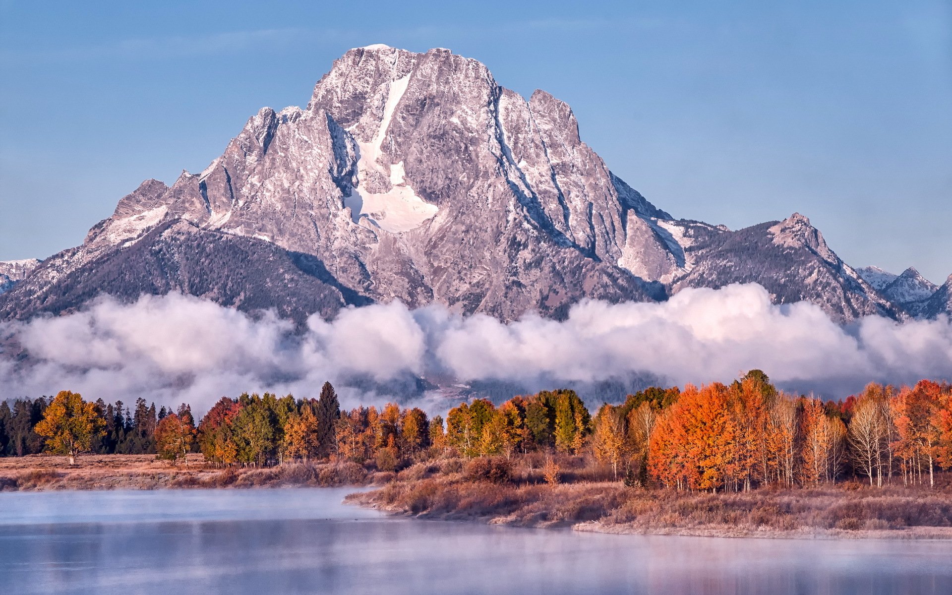 lake mountain landscape