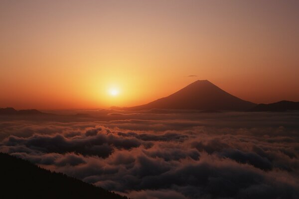 Fond d écran de bureau volcan