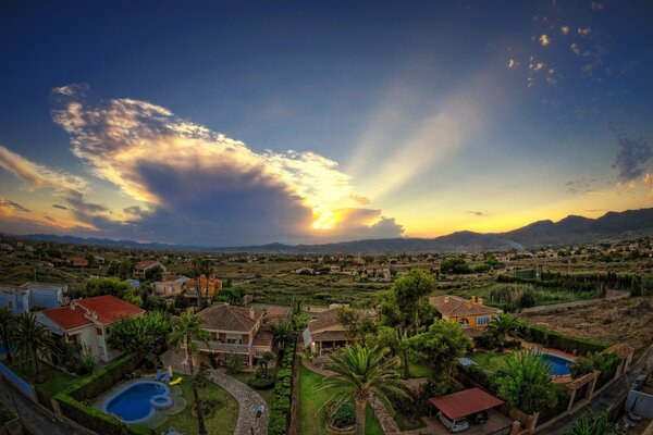 Un endroit paradisiaque dans la vallée de l Espagne