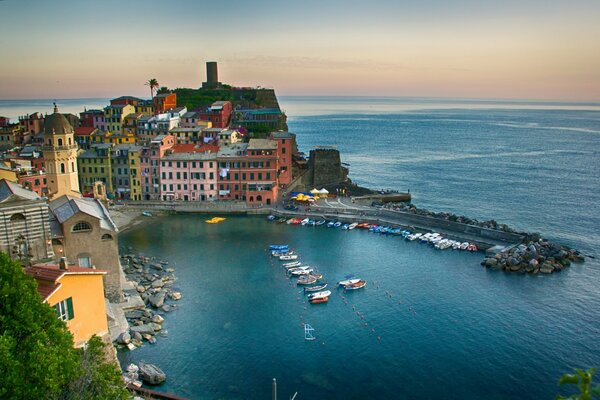 Côte d Italie-mer de Ligurie