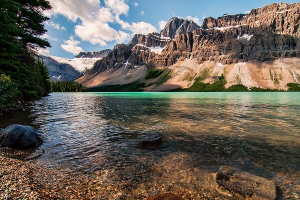 Mountain landscape of Canadian nature