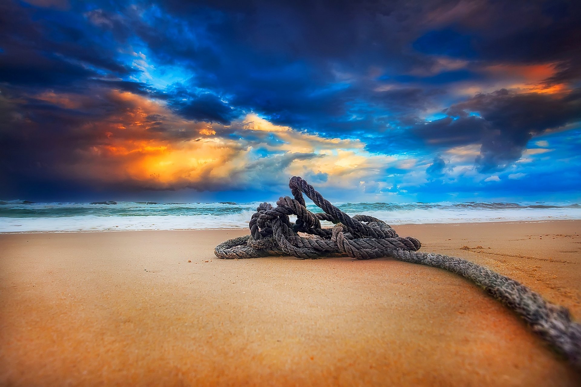 beach sunset sky clouds sand nature landscape water sea ocean