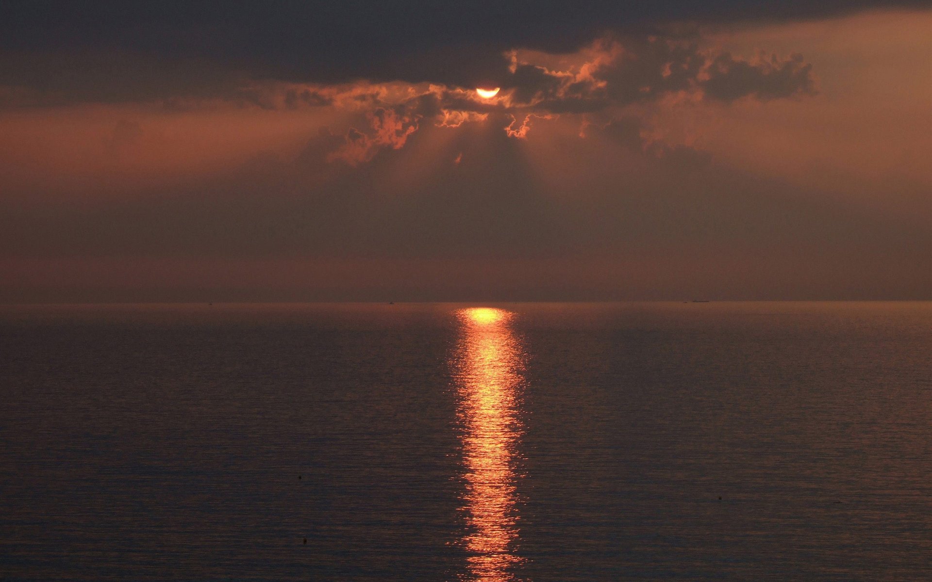 soirée coucher de soleil mer soleil allée ensoleillée