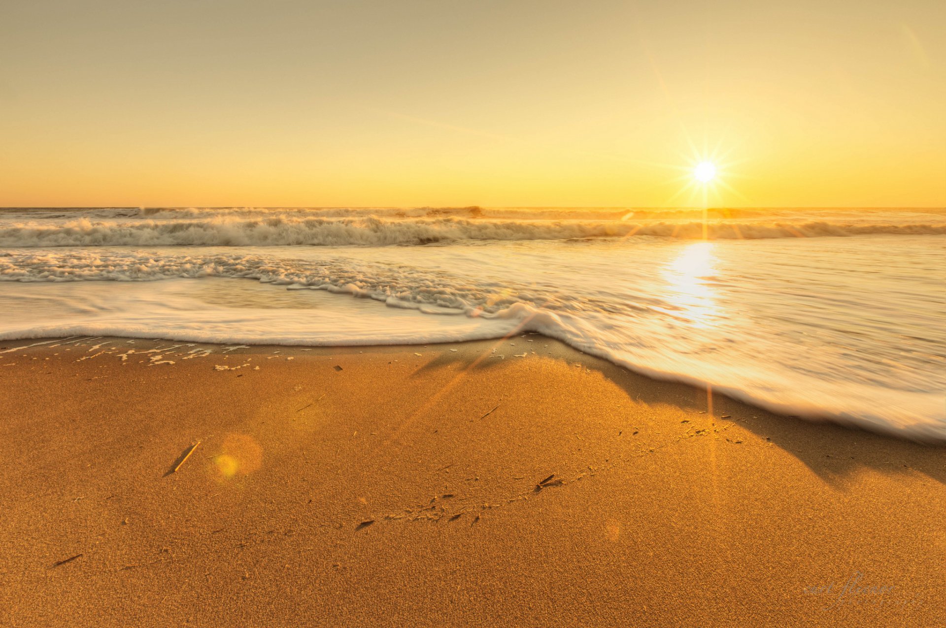 natur landschaft himmel sonnenuntergang strand meer ozean sonne sand dämmerung