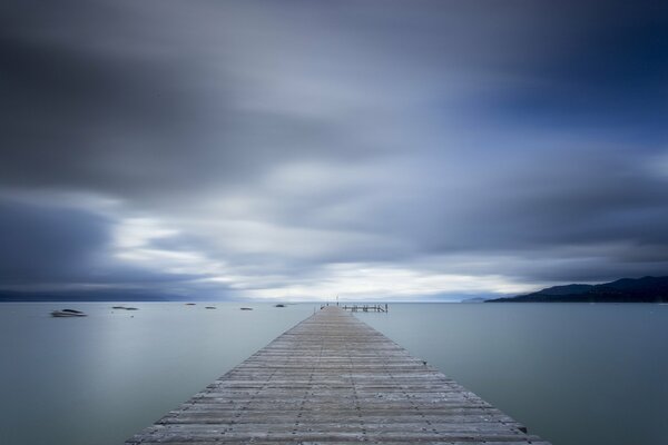 Pier am Lake Tahoe in den USA