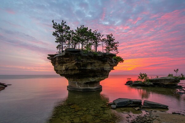 Lake Huron im US-Bundesstaat Michigan