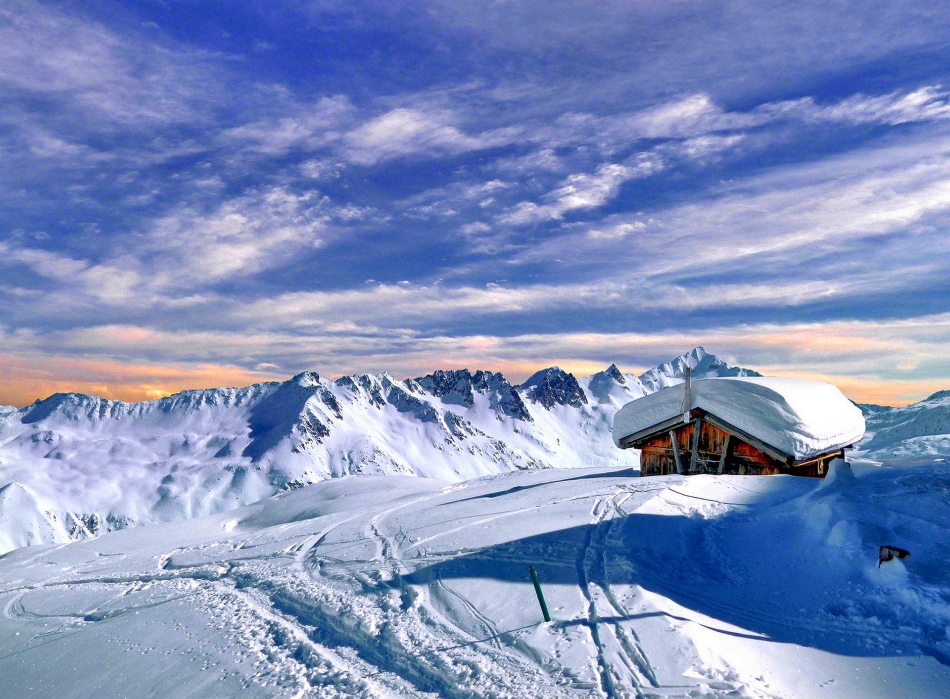 naturaleza rocas montaña nubes casa invierno nieve cielo paisaje invierno blanco fresco agradable puesta de sol roca