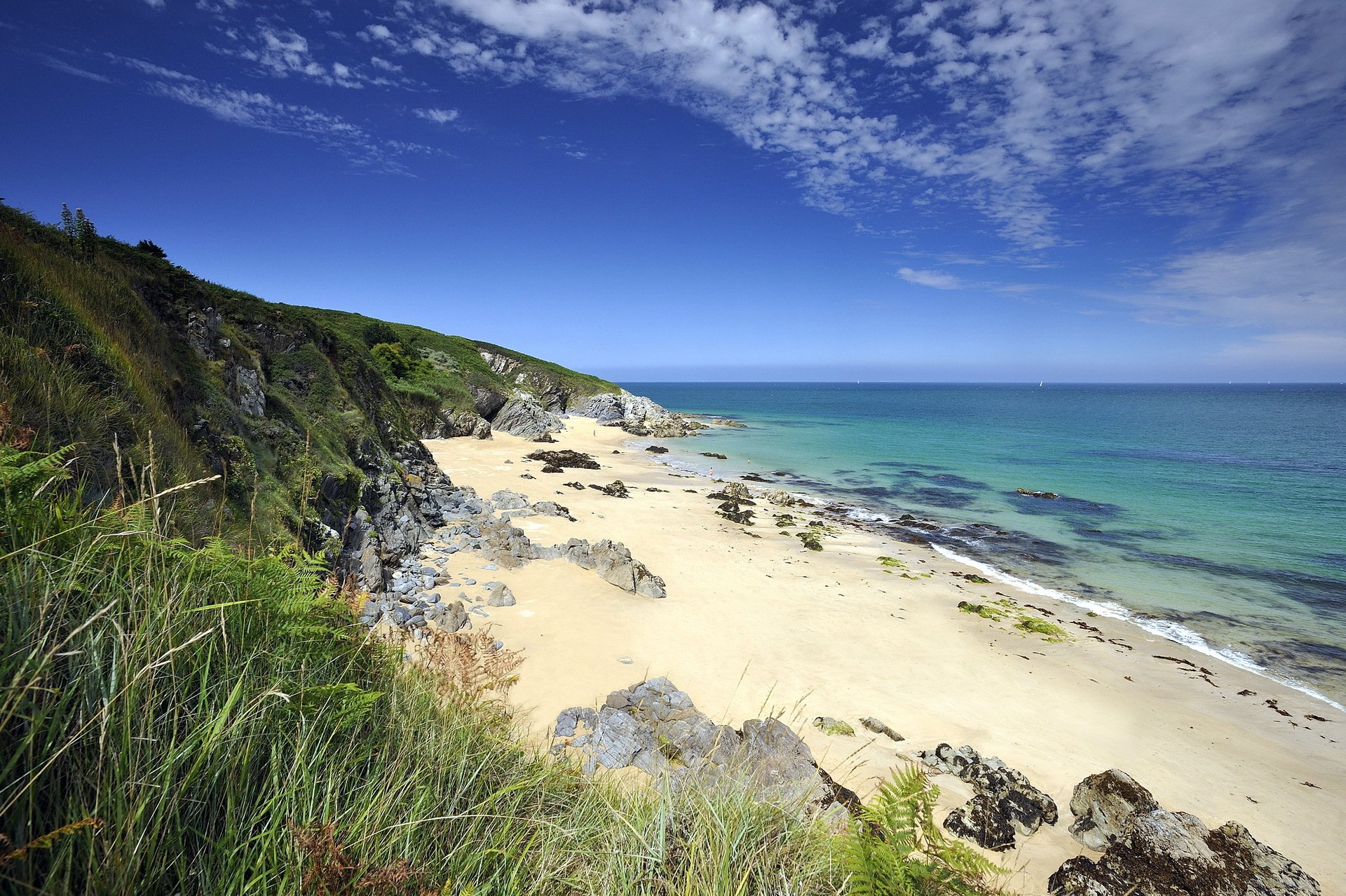 mer côte été paysage