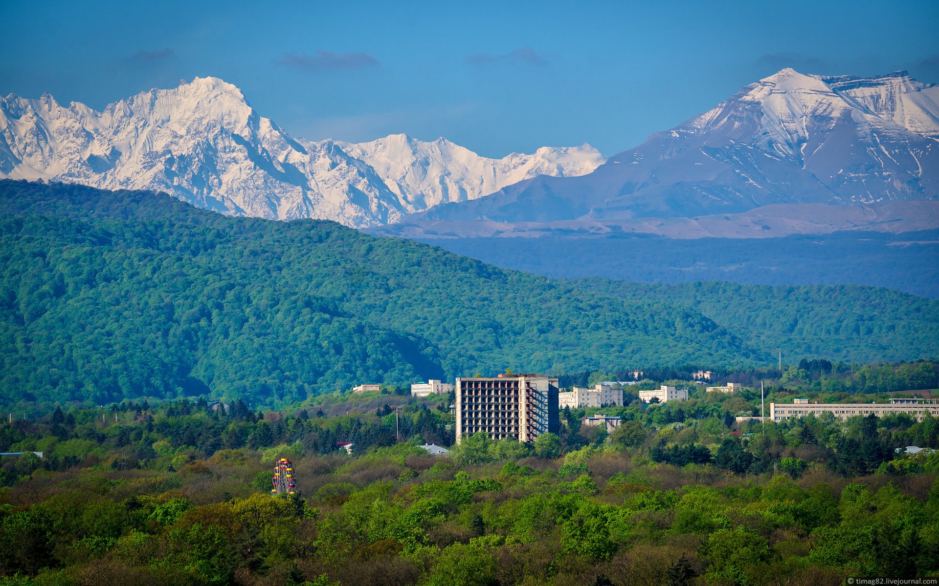 nalchik kabardino-balkaria of the cbd great caucasian ridge russia mountain forest park