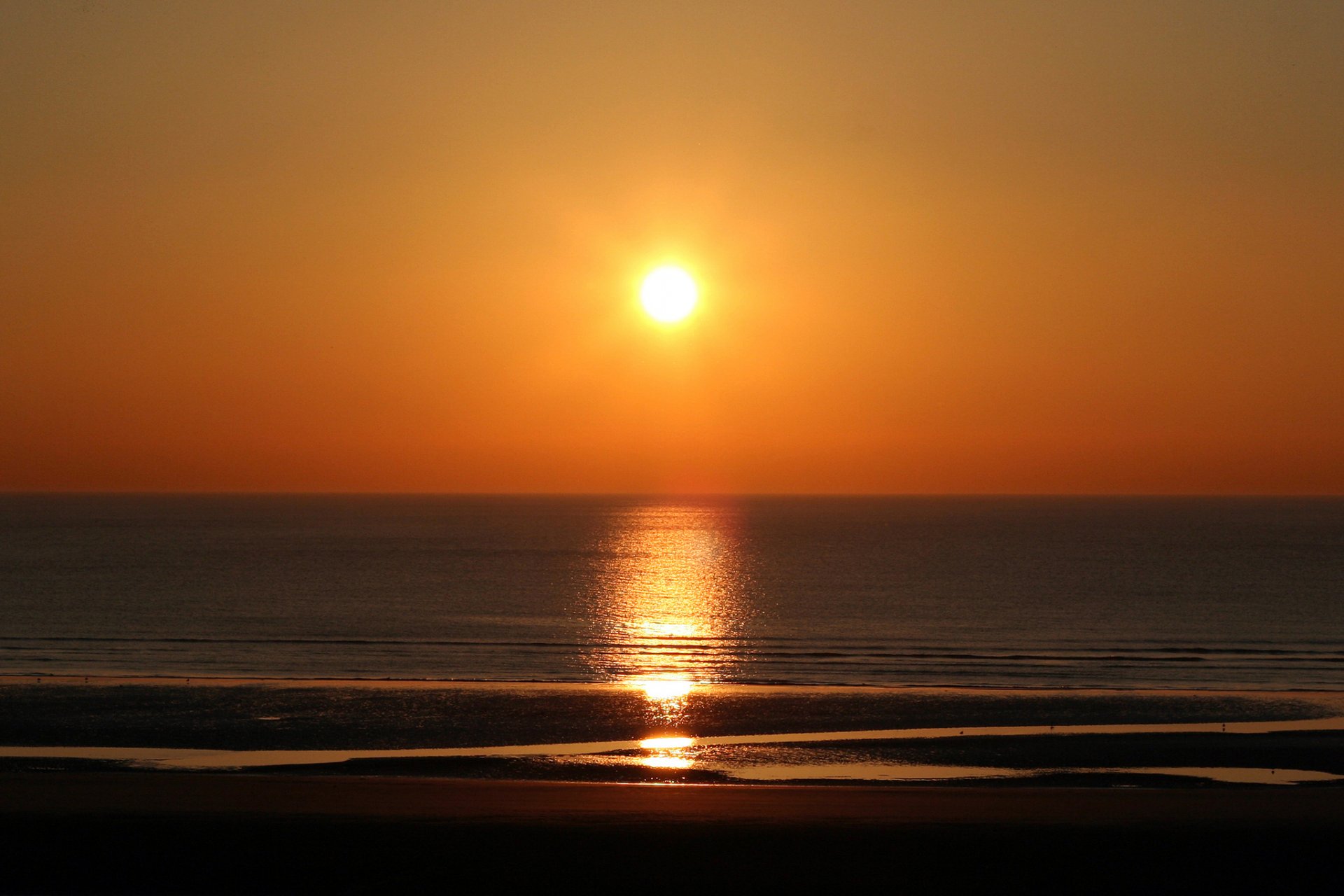 meer strand sonne sonnenuntergang