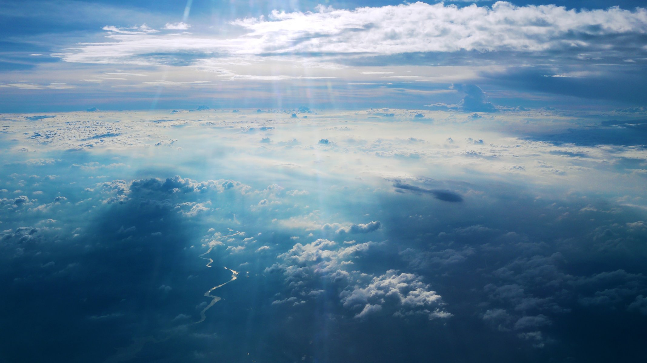 ky clouds firmament heaven epic epic magnificent beautiful beautiful light blue blue paradise landscape hd wallpaper