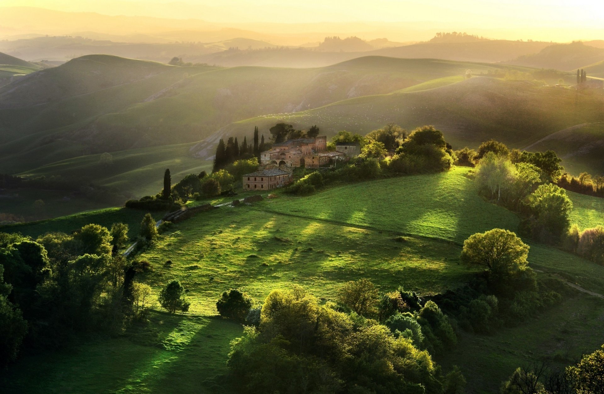 toscane italie paysage nature verdure