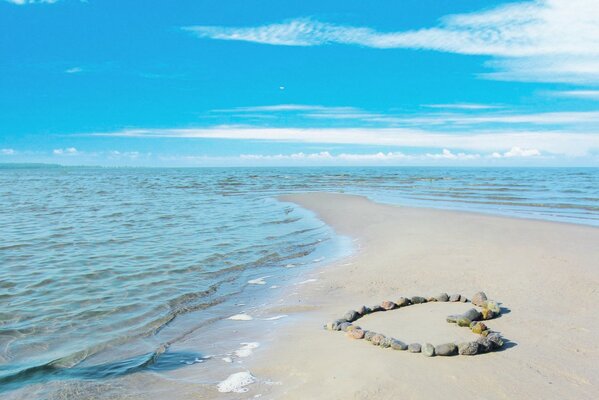 La mattina più romantica, questa mattina in riva al mare