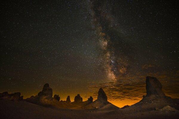 La Via Lattea nel deserto