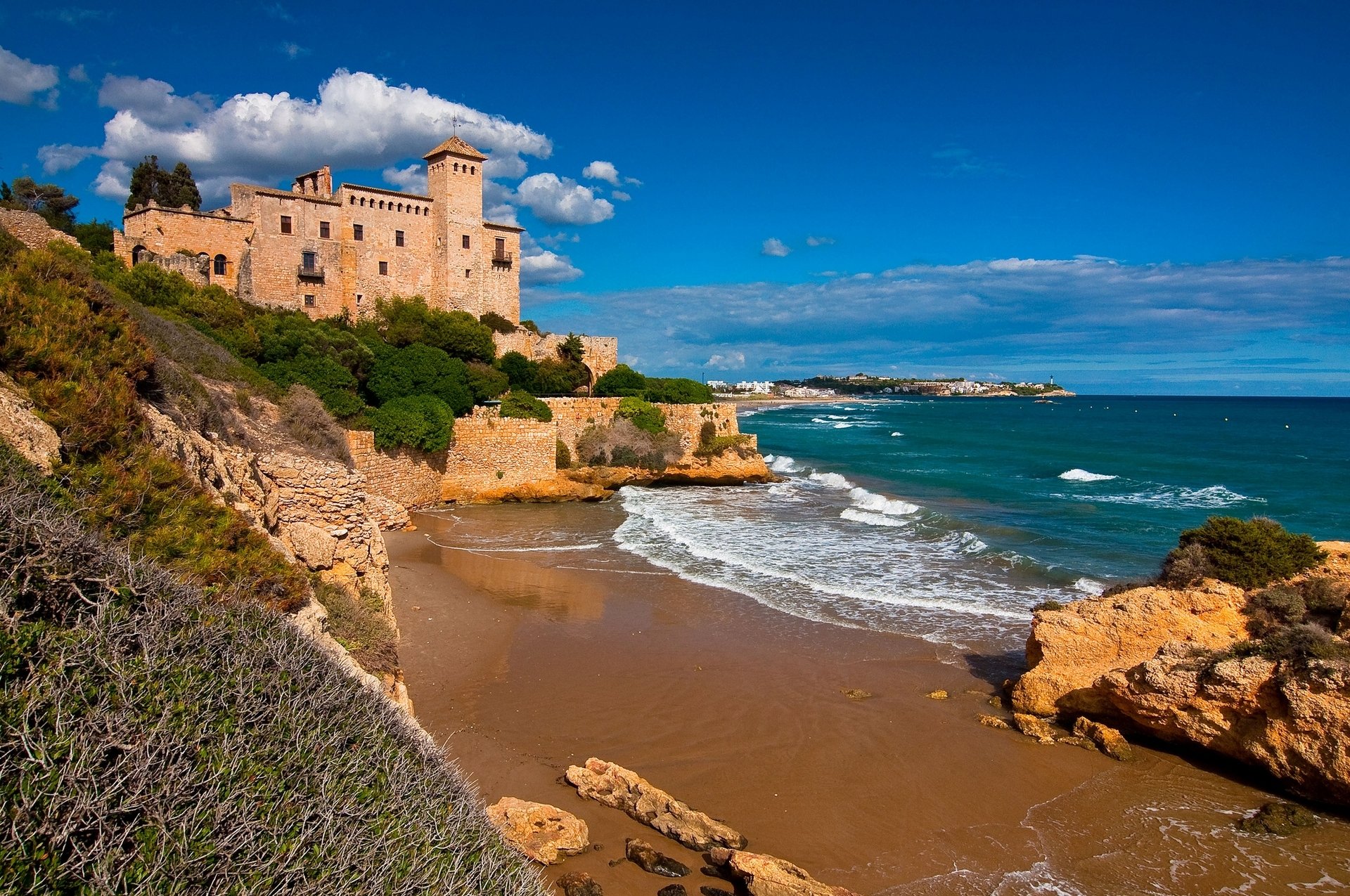 castello di tamarit tarragona costa dorada catalogna spagna mare delle baleari costa castello