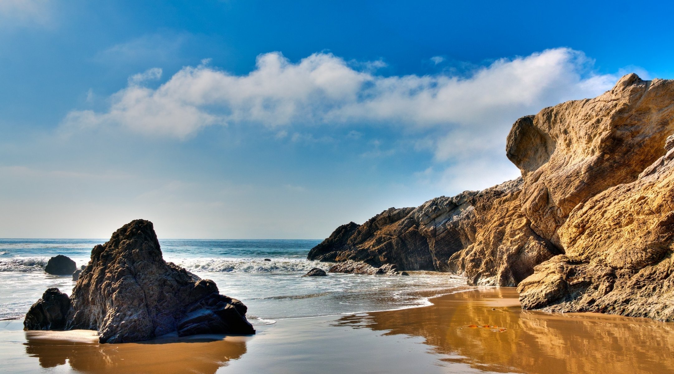 paisaje naturaleza mar rocas