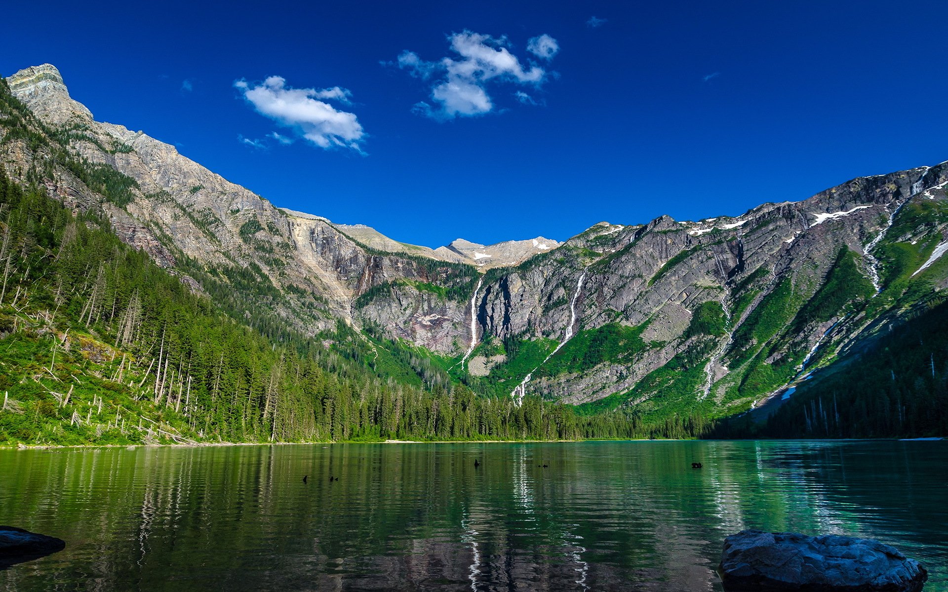 lac avalanche nature lac montagne