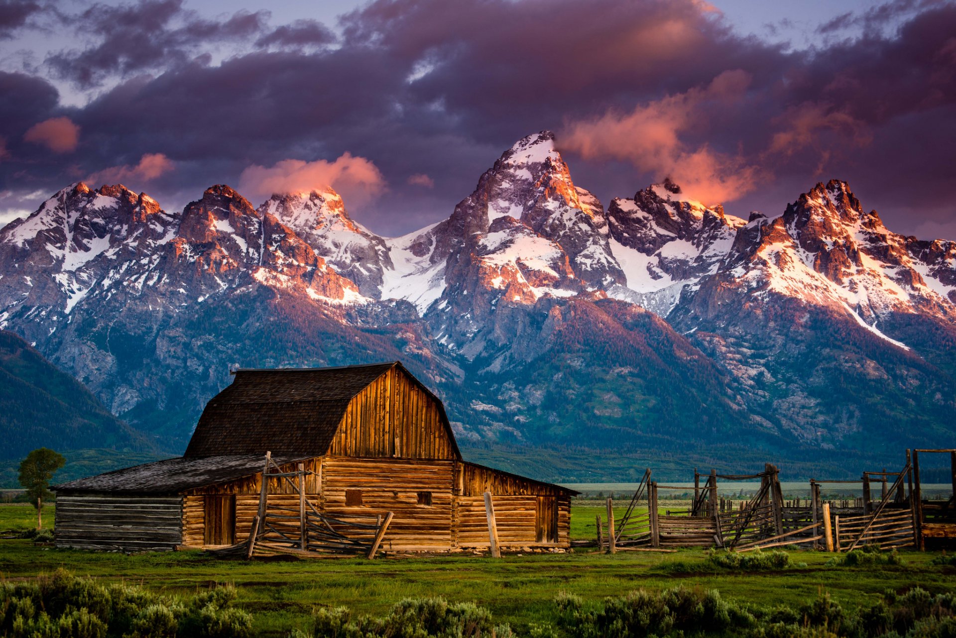 estados unidos montañas cielo nubes casa