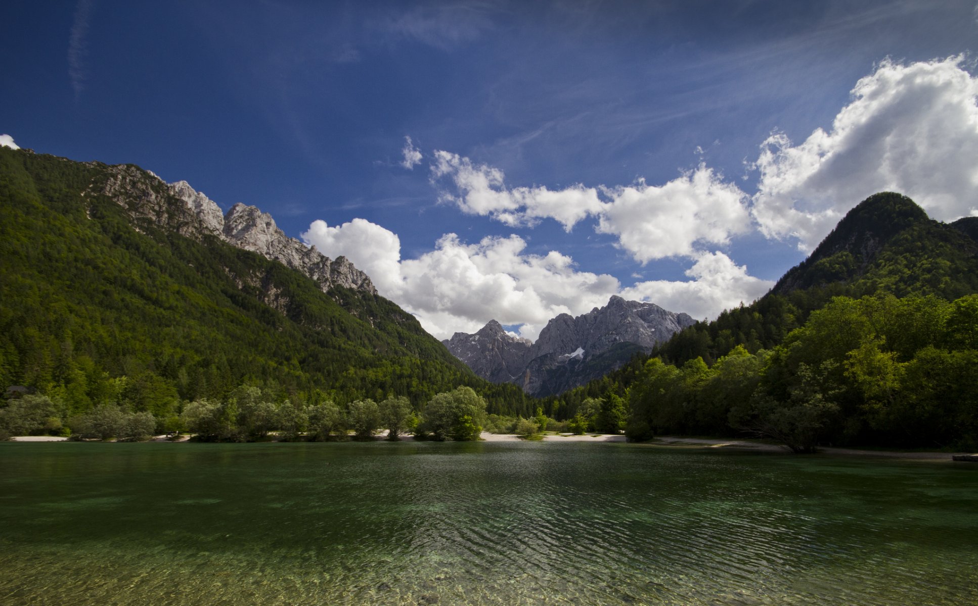 lake jasna kranjska gora slovenia lake kranjska gora mountains nature