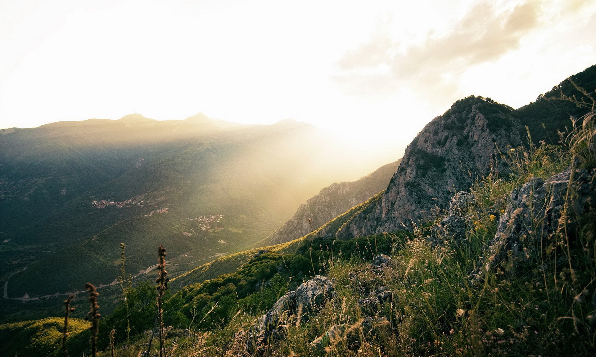 natur berge steine gras hd hintergrundbilder