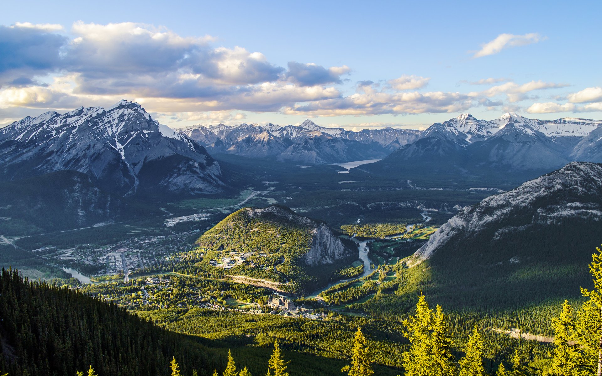 parque nacional banff alberta canadá banff montañas