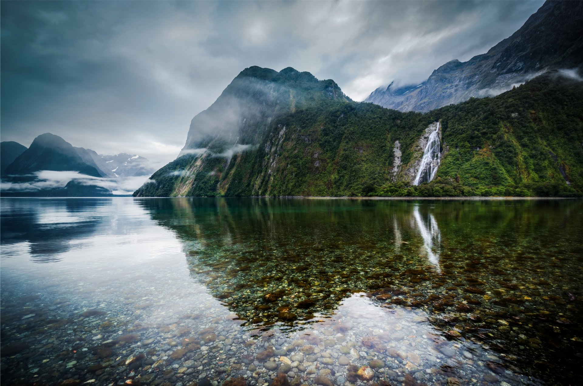 neuseeland see berge boden steine